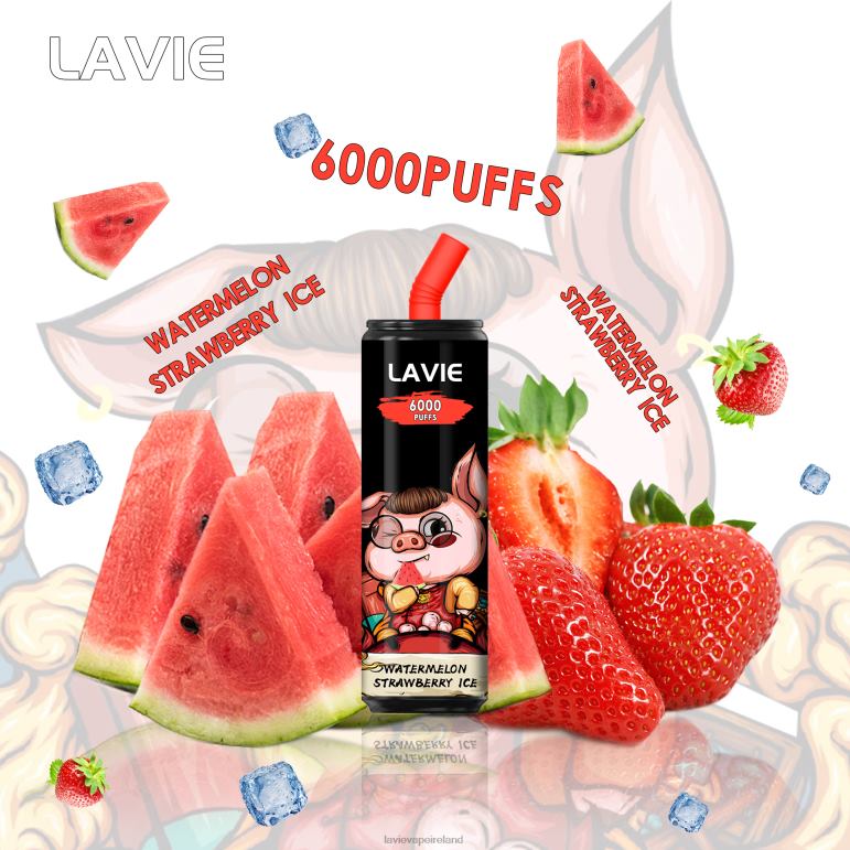 Lavie Vape Price - LAVIE Coke BAR 6000 Puffs Watermelon Strawberry Ice H2420267