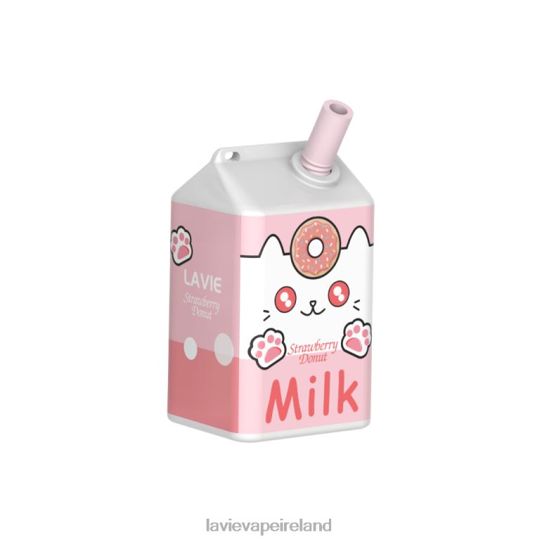 Lavie Vape Ireland - LAVIE MILK 7000 Puffs Strawberry Donut H2420177