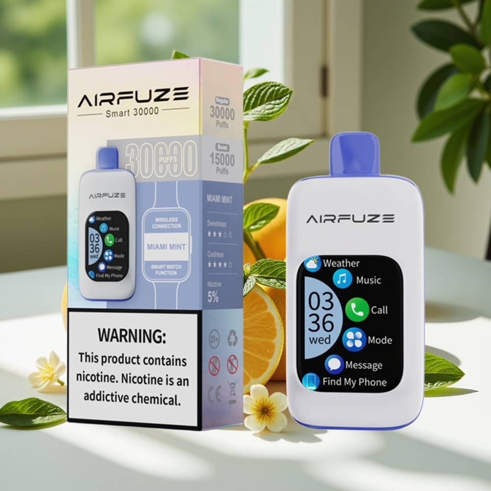 AirFuze Smart 30000 Puffs Touch Screen Disposable Pod Miami Mint
