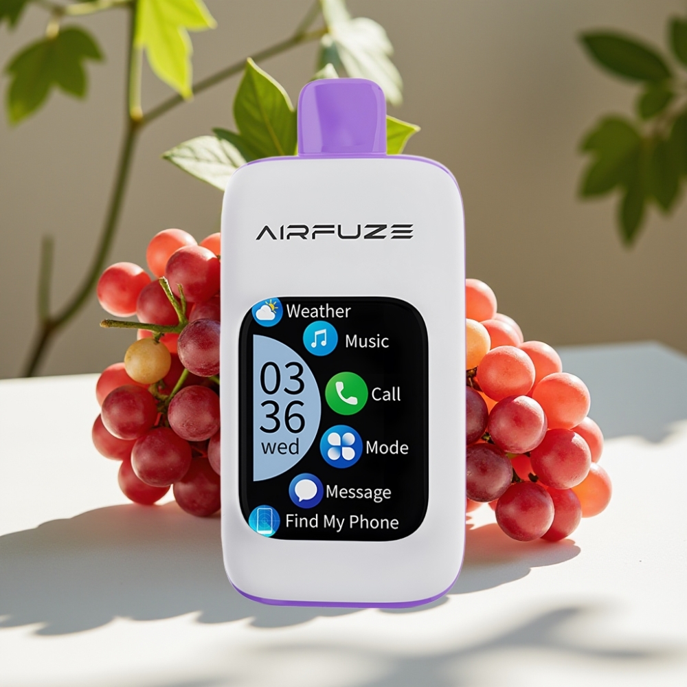 AirFuze Smart 30000 Puffs Touch Screen Disposable Vape Grape Burst