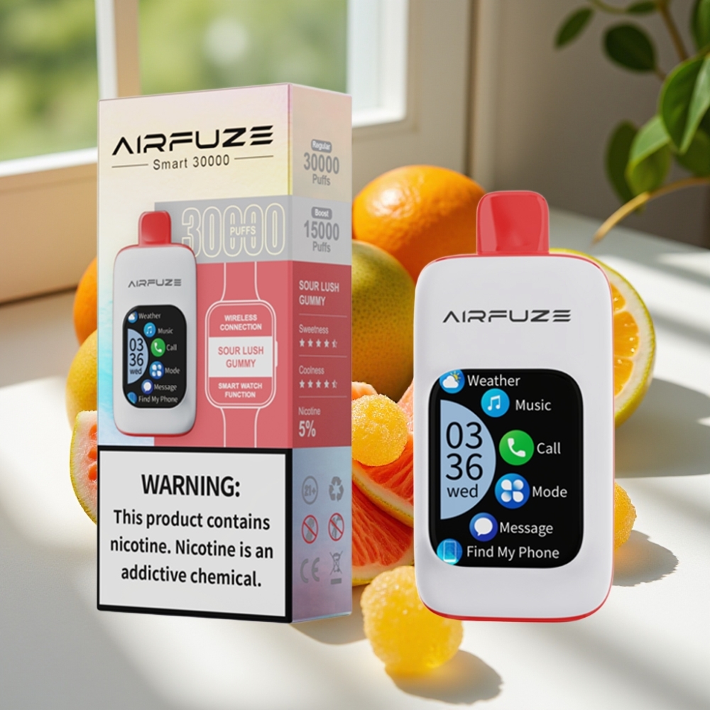 AirFuze Smart 30000 Puffs Touch Screen Disposable Vape Sour Lush Gummy