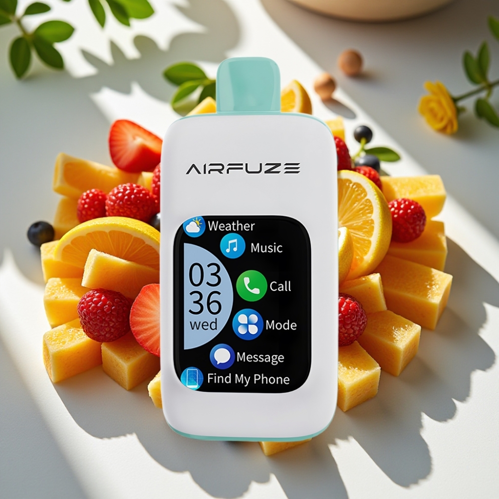 AirFuze Smart 5% 30000 Puffs Touch Screen Disposable Vape Rainbow Fruit Burst