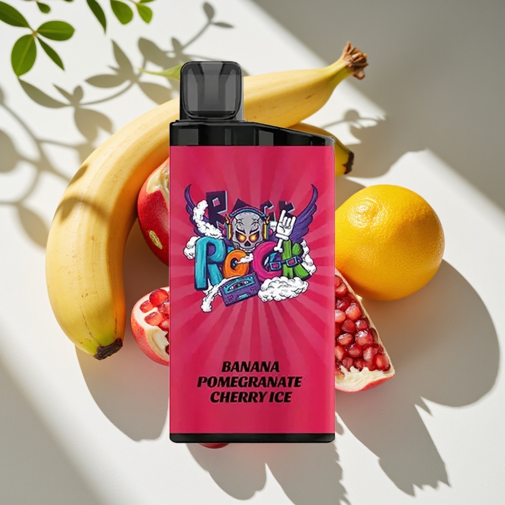 IGET Bar 3500 Puffs 1400mAh Mesh Disposable Vape Banana Pomegranate Cherry Ice