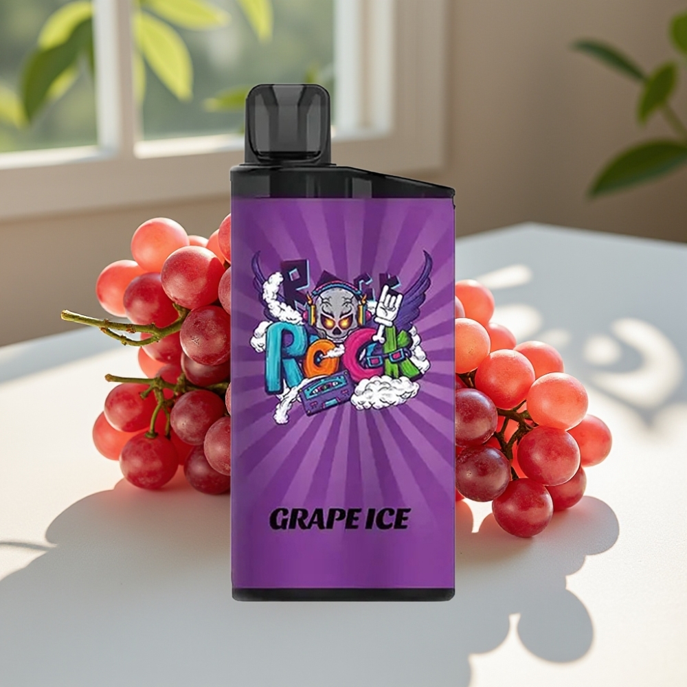 IGET Bar 3500 Puffs 1400mAh Mesh Disposable Vape Grape Ice