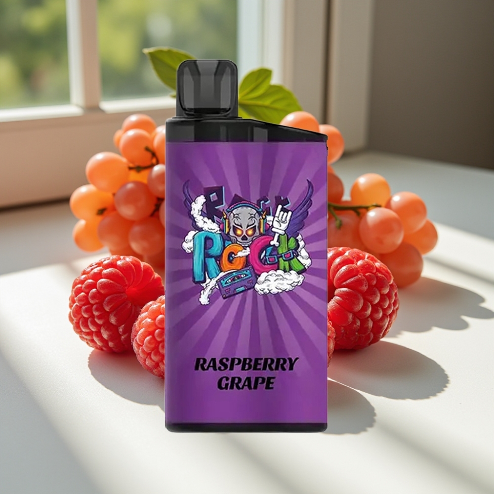 IGET Bar 3500 Puffs 1400mAh Mesh Disposable Vape Raspberry Grape