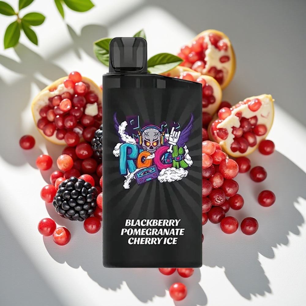 IGET Bar 3500 Puffs Disposable Vape 1400mAh Mesh Blackberry Pomegranate Cherry Ice