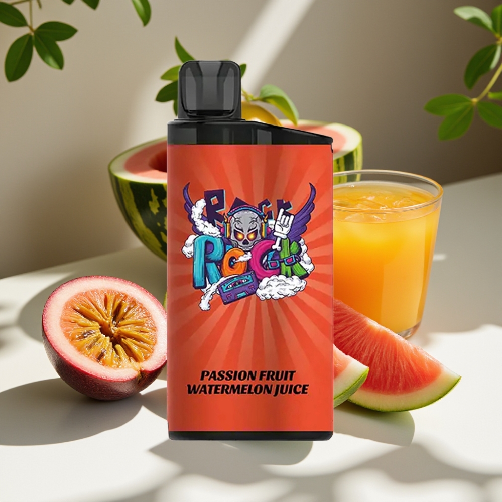 IGET Bar 3500 Puffs Disposable Vape with 1.2 Ohm Mesh Coil & 1400mAh Battery – Passion Fruit Watermelon