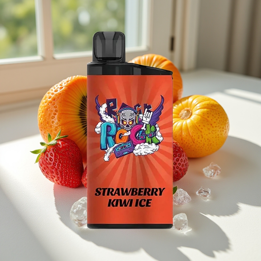 IGET Bar 3500 Puffs Strawberry Kiwi Ice Disposable Vape with 1.2 Ohm Mesh Coil & 1400mAh Battery