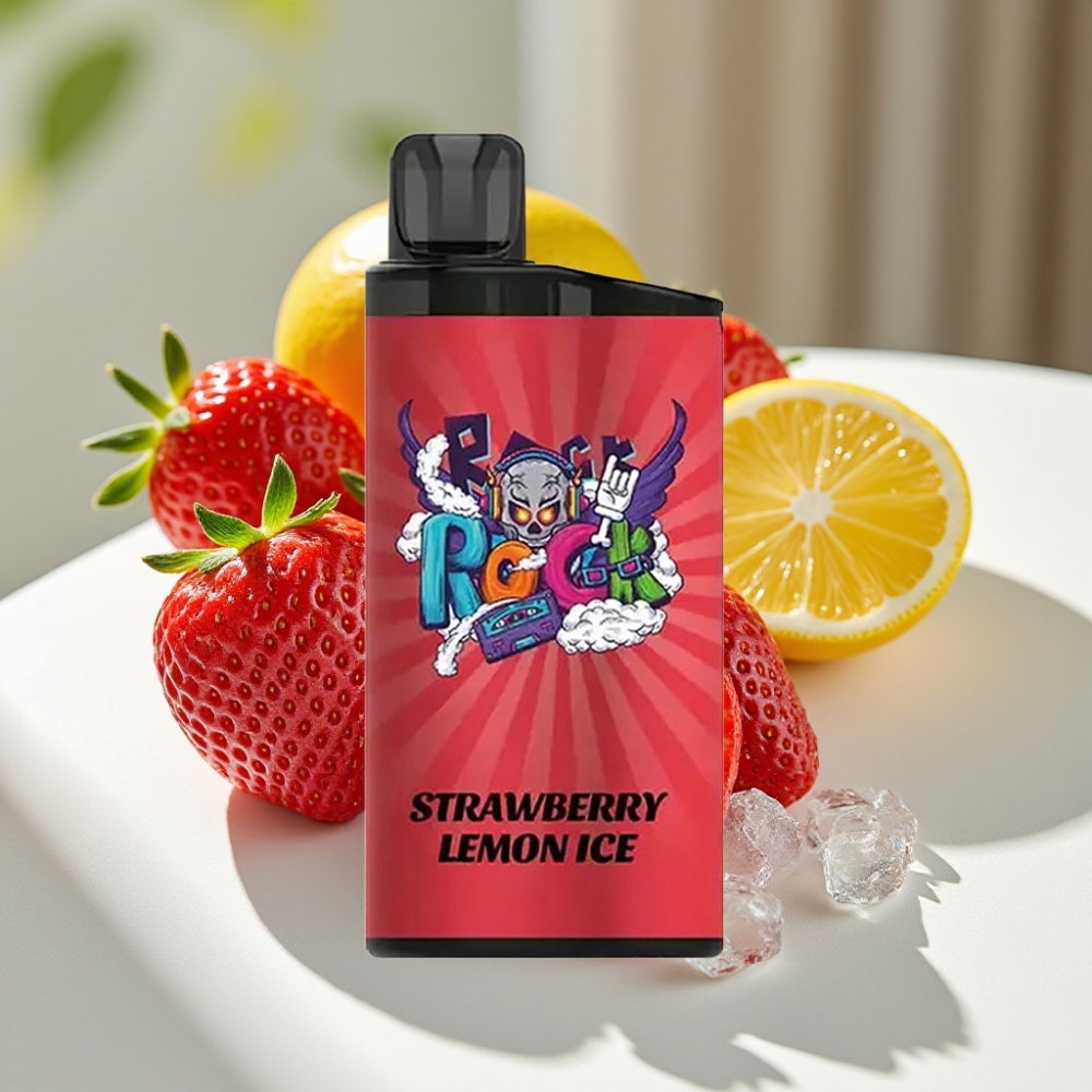 IGET Bar 3500 Puffs Strawberry Lemon Ice Disposable Vape - 1.2 Ohm Mesh Coil, 1400mAh, PC+ALU