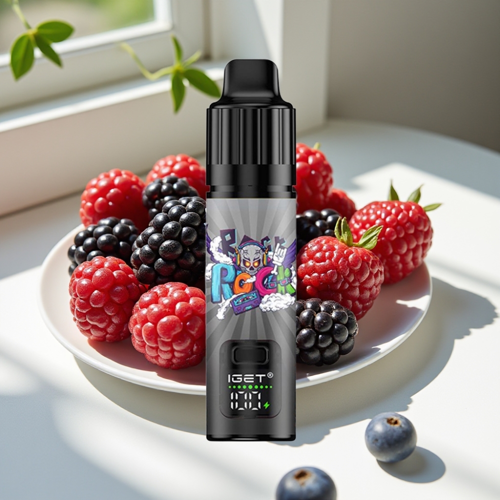 IGET BAR PLUS S3 POD 10000 Puffs 5% Nicotine 18ml Disposable Vape Blackberry Ice