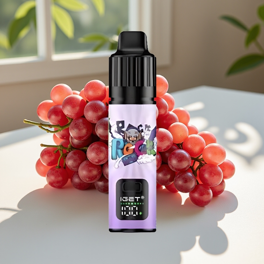 IGET BAR PLUS S3 POD 10000 Puffs 5% Nicotine 18ml Disposable Vape Grape Ice