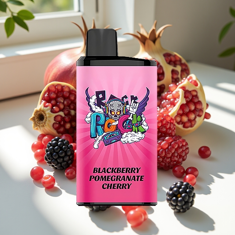 IGET Bar Pro 10000 Puffs 2000mAh Mesh Disposable Vape Blackberry Pomegranate Cherry