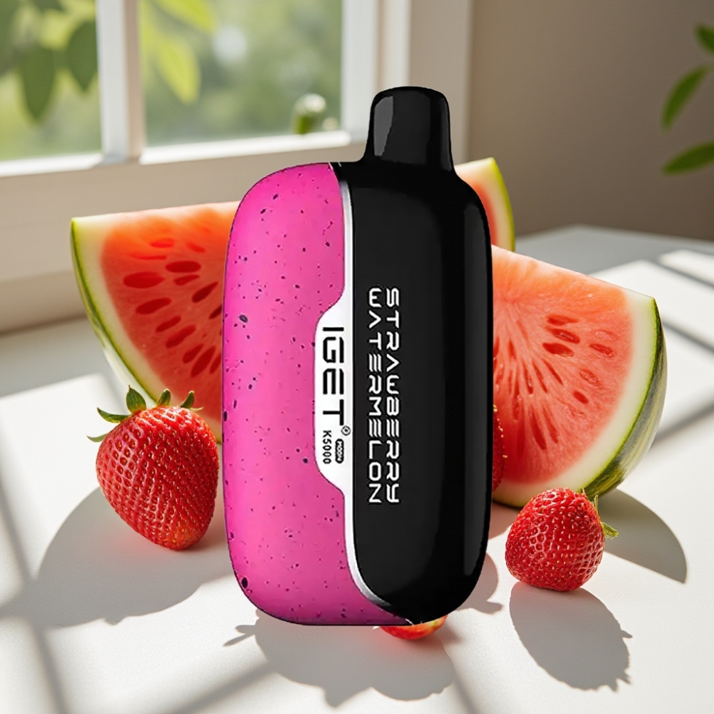 IGET Moon K5000 Disposable Vape – Strawberry Watermelon Ice | 5000 Puffs | 1.35 Ohm Mesh Coil