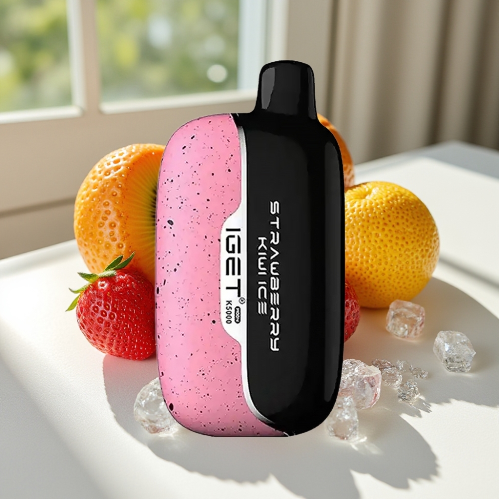 IGET Moon K5000 Puffs Disposable Vape – Strawberry Kiwi Ice | 5000 Puffs | PC Material | 1.35 Ohm Mesh Coil