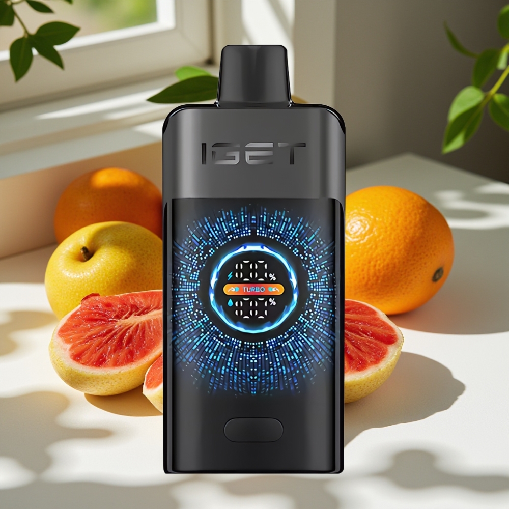 IGET ONE 12000 Puffs Turbo Disposable Vape with Curved Color Screen Black Forest