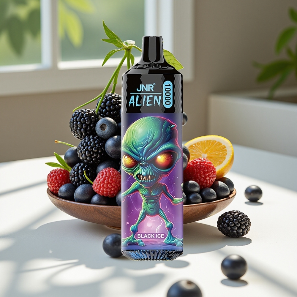 JNR Alien 10000 Puffs 850mAh RGB Black Ice