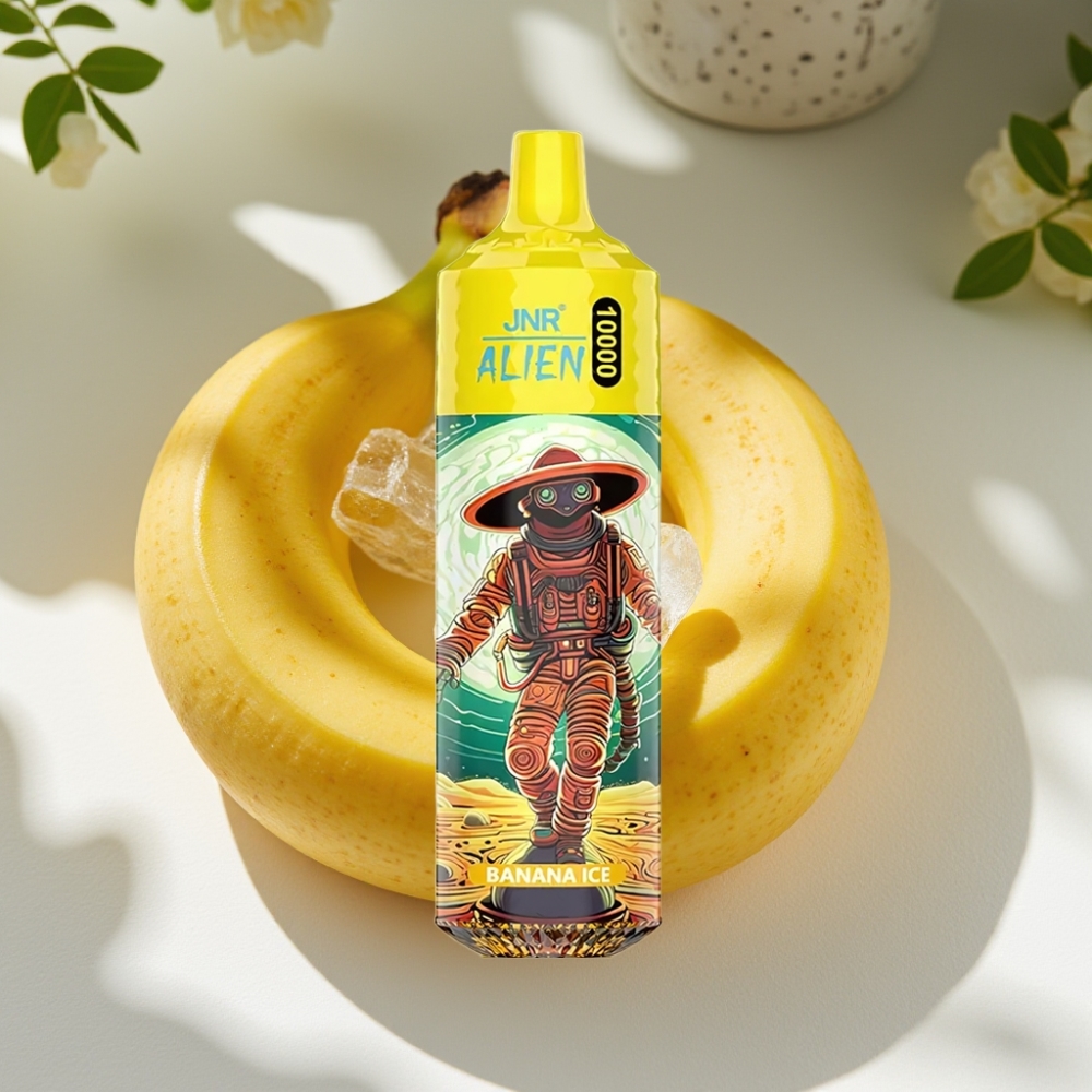 JNR Alien 10000 Puffs Disposable Vape Banana Ice with 850mAh Battery & Type-C Quick Charge