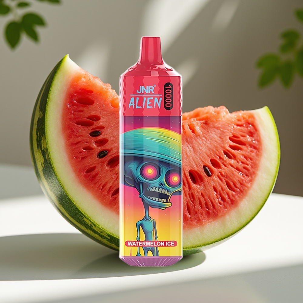 JNR Alien 10000 Puffs Disposable Vape Watermelon Ice with 850mAh Battery & RGB LED