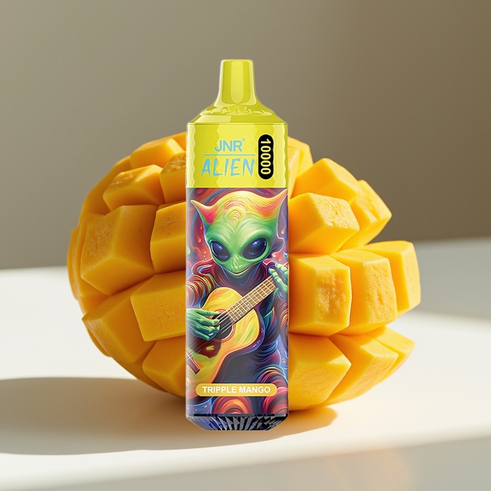 JNR Alien 10000 Puffs Disposable Vape with 850mAh Battery, 20ml E-liquid & RGB Lights - Tripple Mango