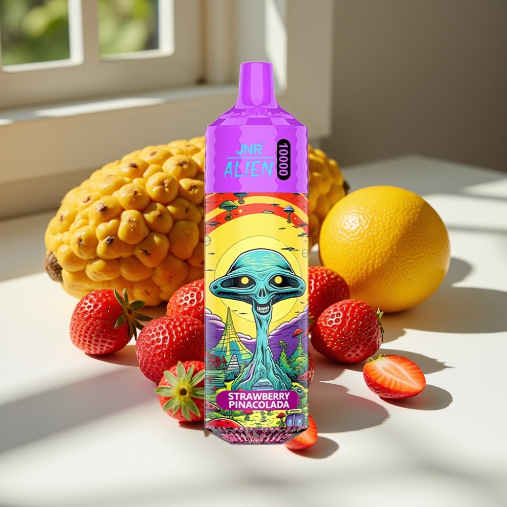 JNR Alien 10000 Puffs Disposable Vape with 850mAh Battery & RGB LED – Strawberry Pina Colada