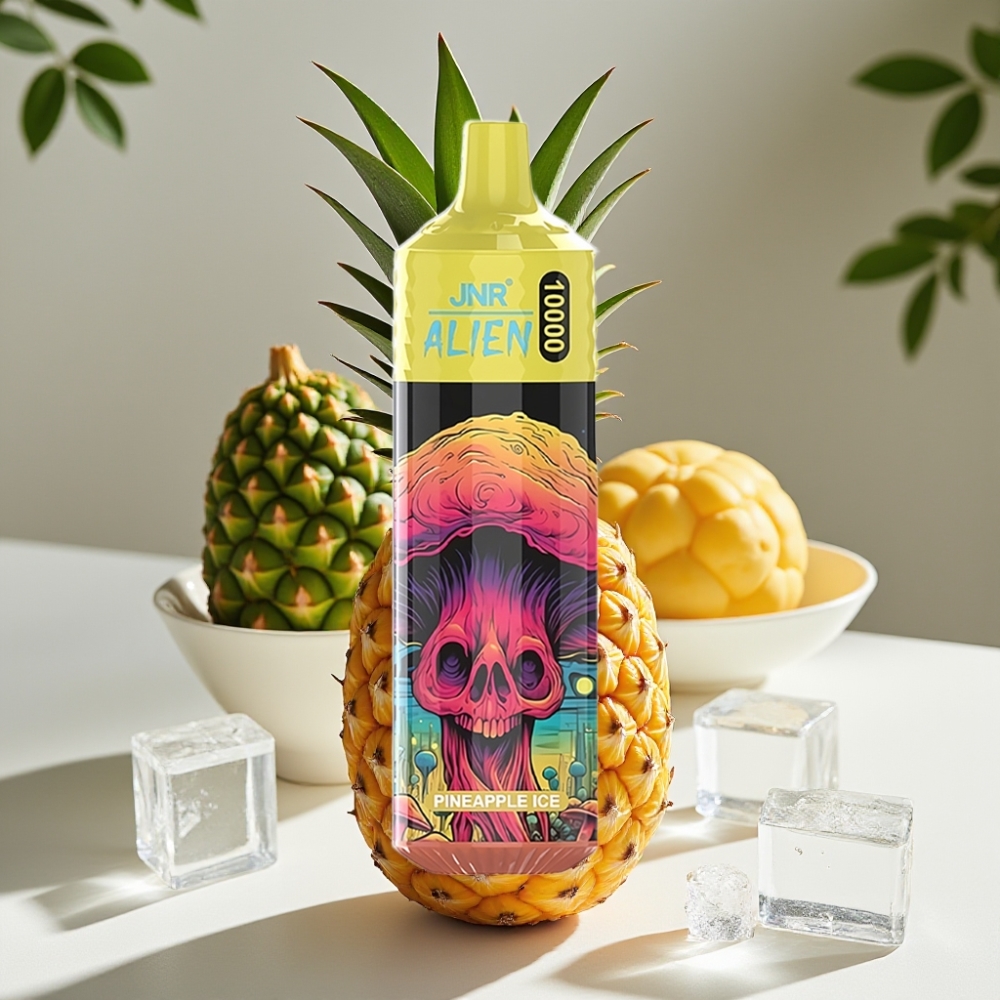 JNR Alien 10000 Puffs Disposable Vape with 850mAh Battery and RGB Lights - Pineapple Ice