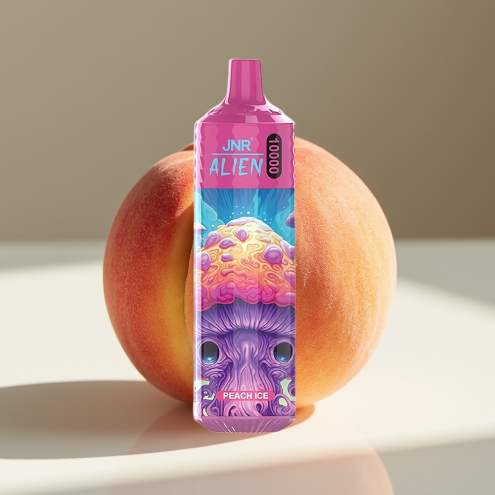 JNR Alien 10000 Puffs Peach Ice 850mAh RGB Mesh