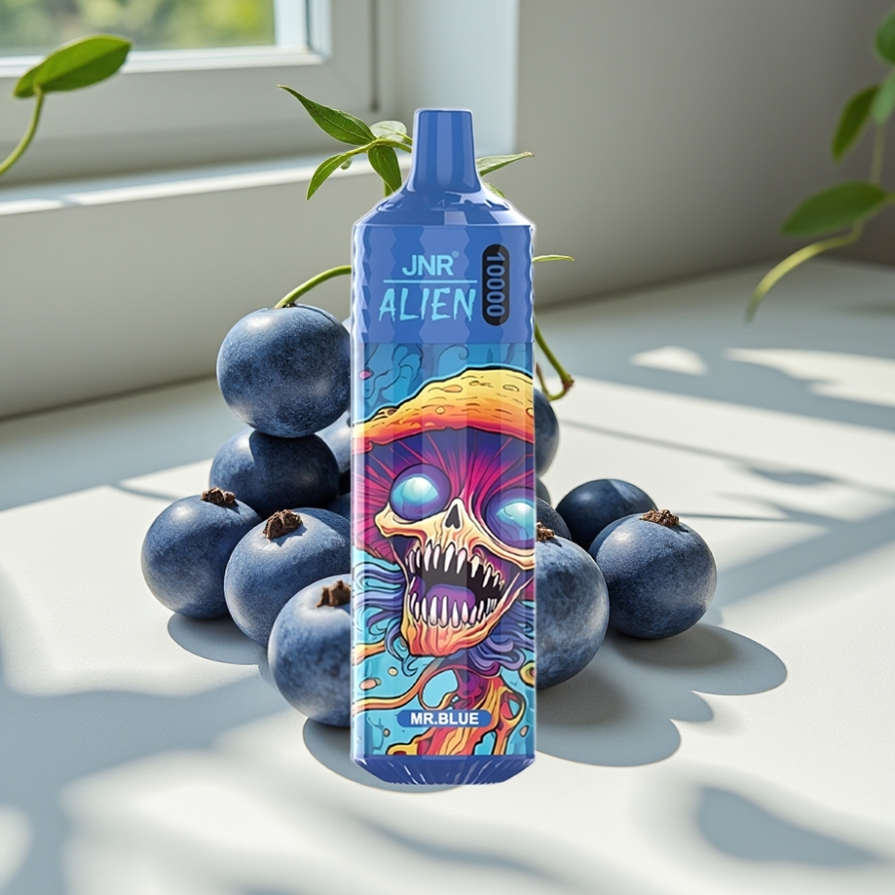 JNR Alien 10000 Puffs RGB Mesh 20ml Disposable Vape Mr Blue
