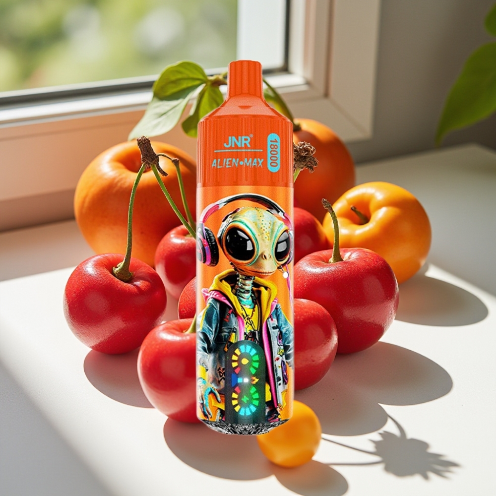 JNR Alien Max 18000 Puffs Disposable Vape with Smart LED Display & Dual Mesh Coil – Fizzy Cherry Cola