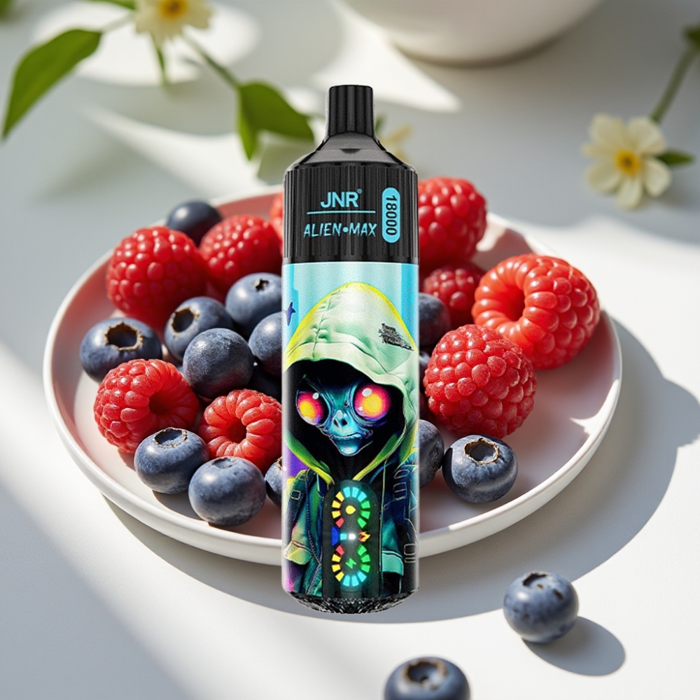JNR Alien Max 18000 Puffs Dual Mesh Disposable Vape Blueberry Raspberry