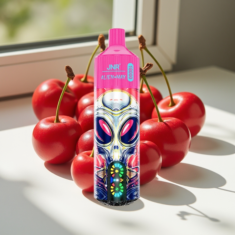 JNR Alien Max 18000 Puffs Dual Mesh LED Disposable Vape Cherry Berry