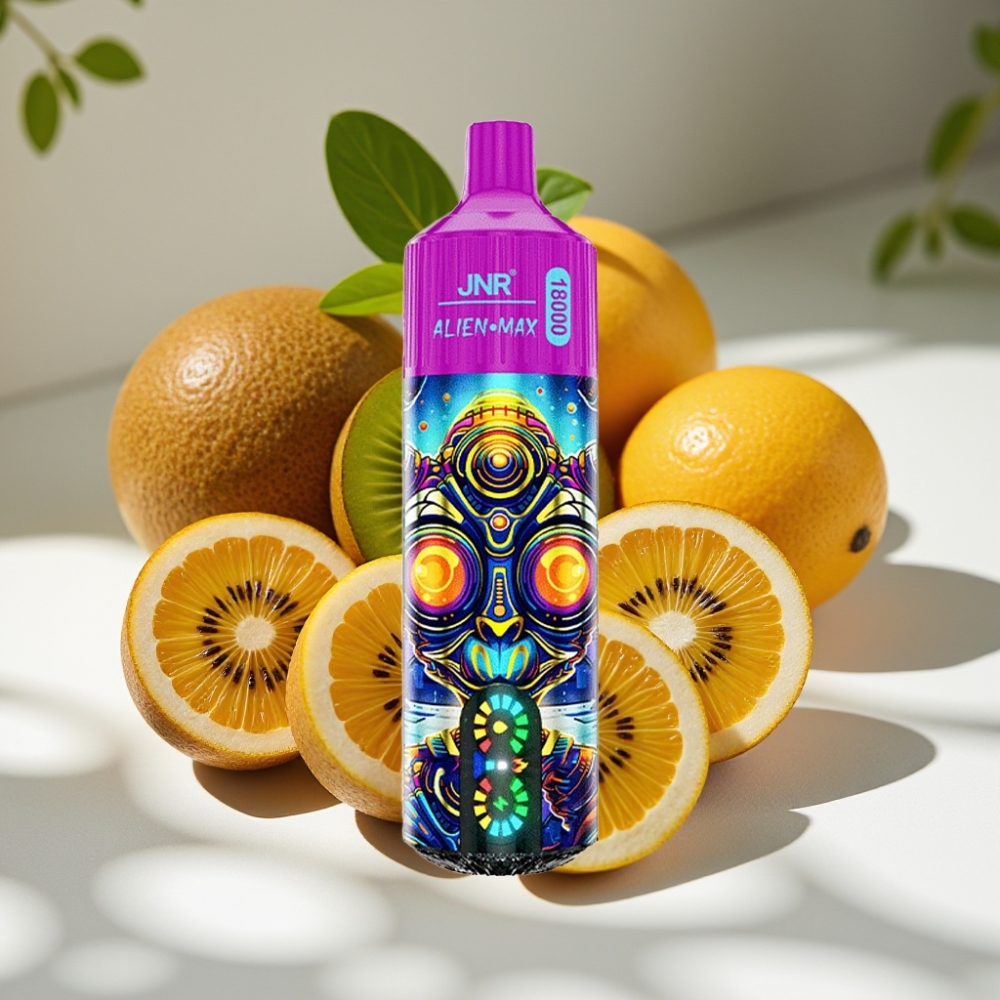 JNR Alien Max 18000 Puffs LED Dual Mesh Disposable Vape Kiwi Passion Fruit Guava