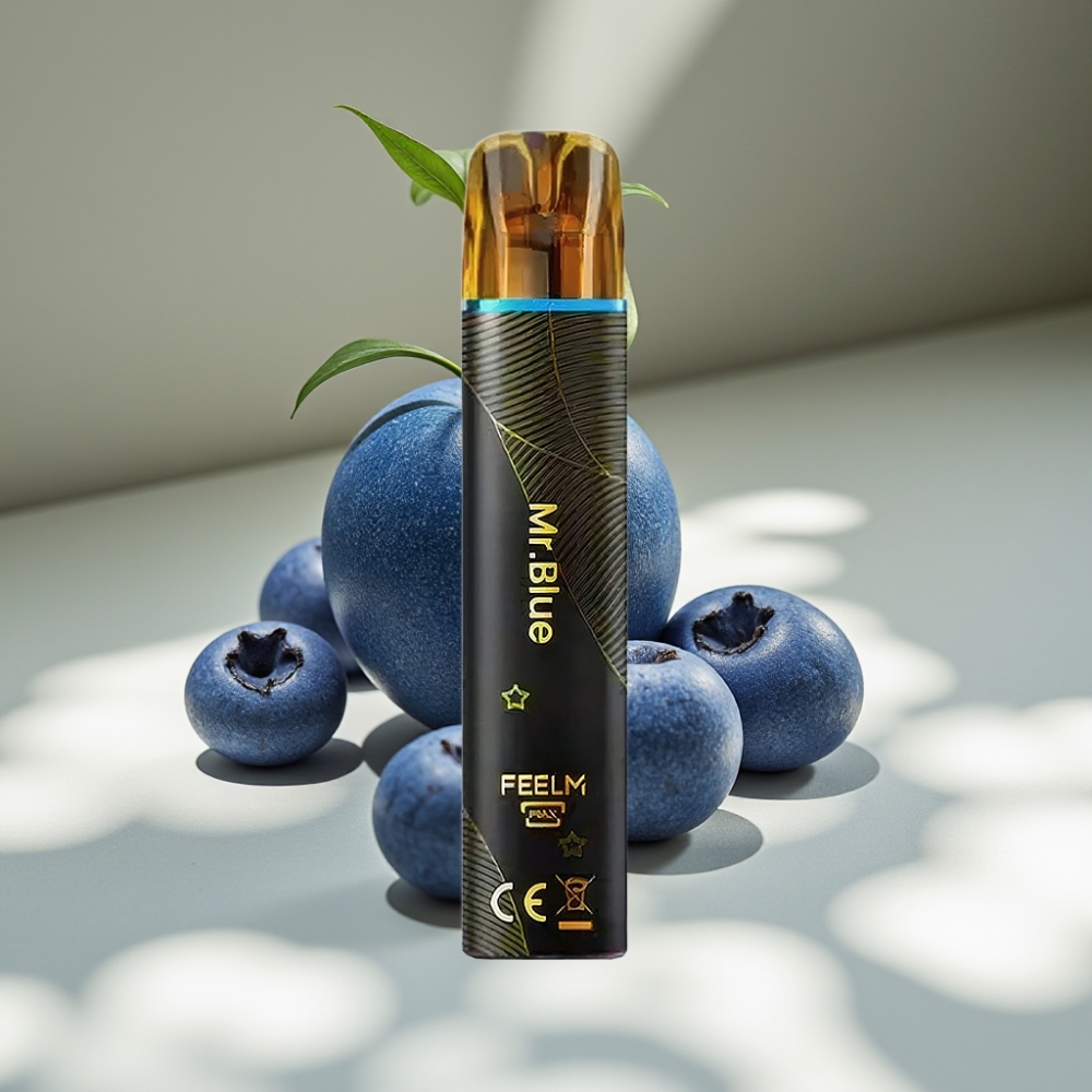 JNR Black&Golden 800 Puffs 2ml Disposable Vape Mr Blue