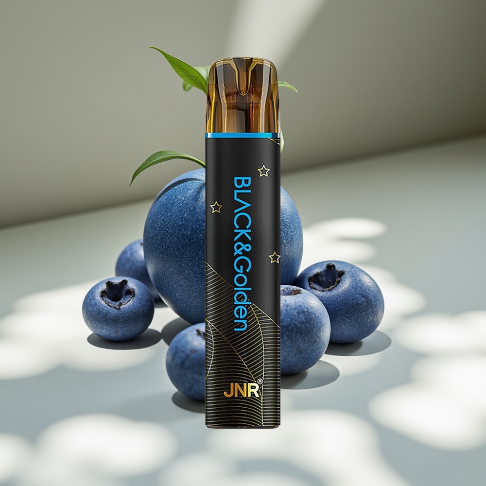 JNR Black&Golden 800 Puffs 2ml Disposable Vape Mr Blue