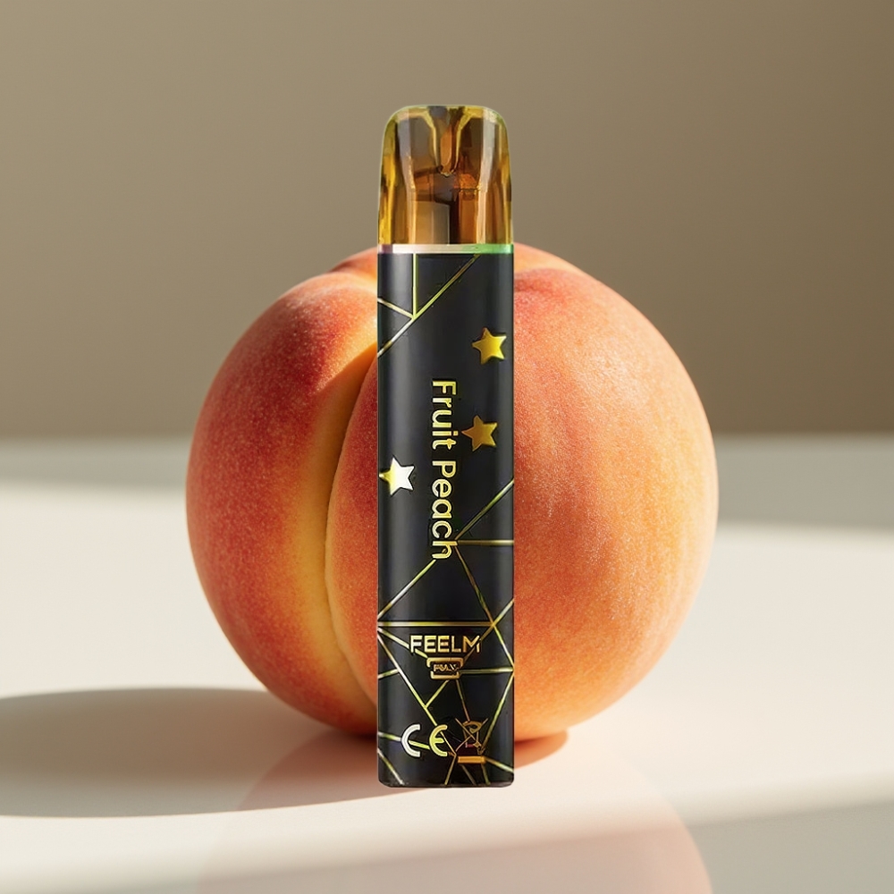 JNR Black&Golden 800 Puffs Disposable Vape Fruit Peach