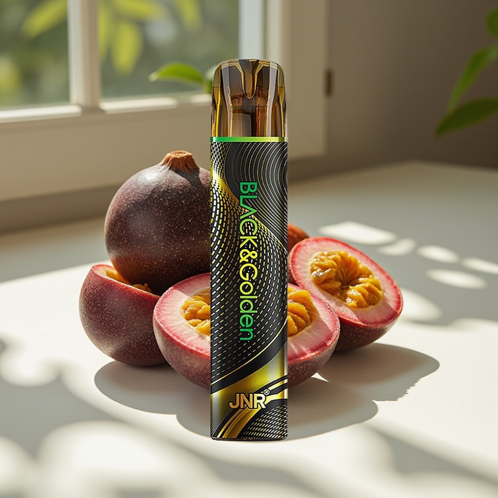 JNR Black&Golden 800 Puffs Disposable Vape Passion Monster