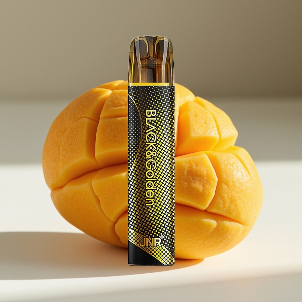 JNR Black&Golden 800 Puffs Disposable Vape Triple Mango 2% Nicotine TPD