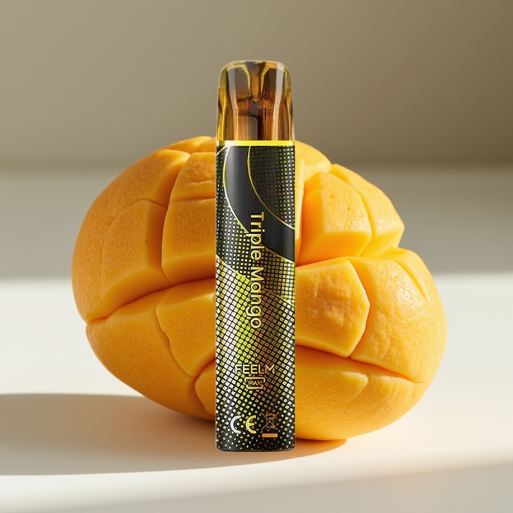 JNR Black&Golden 800 Puffs Disposable Vape Triple Mango 2% Nicotine TPD