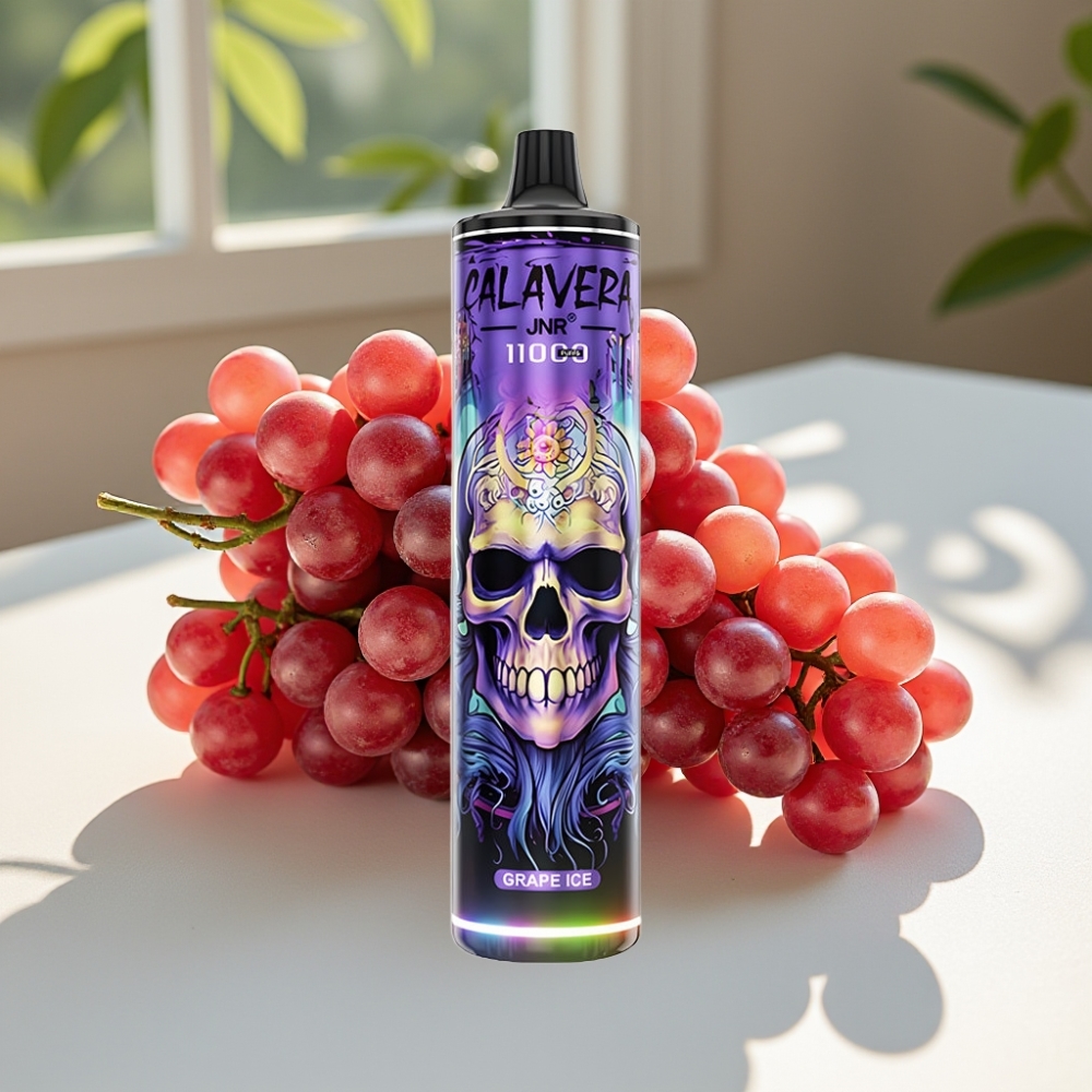 JNR Calavera 11000 Puffs 21ml Disposable Vape Grape Ice