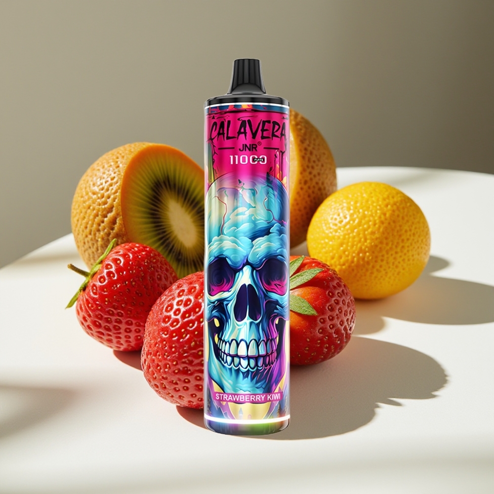 JNR Calavera 11000 Puffs 21ml Disposable Vape Strawberry Kiwi