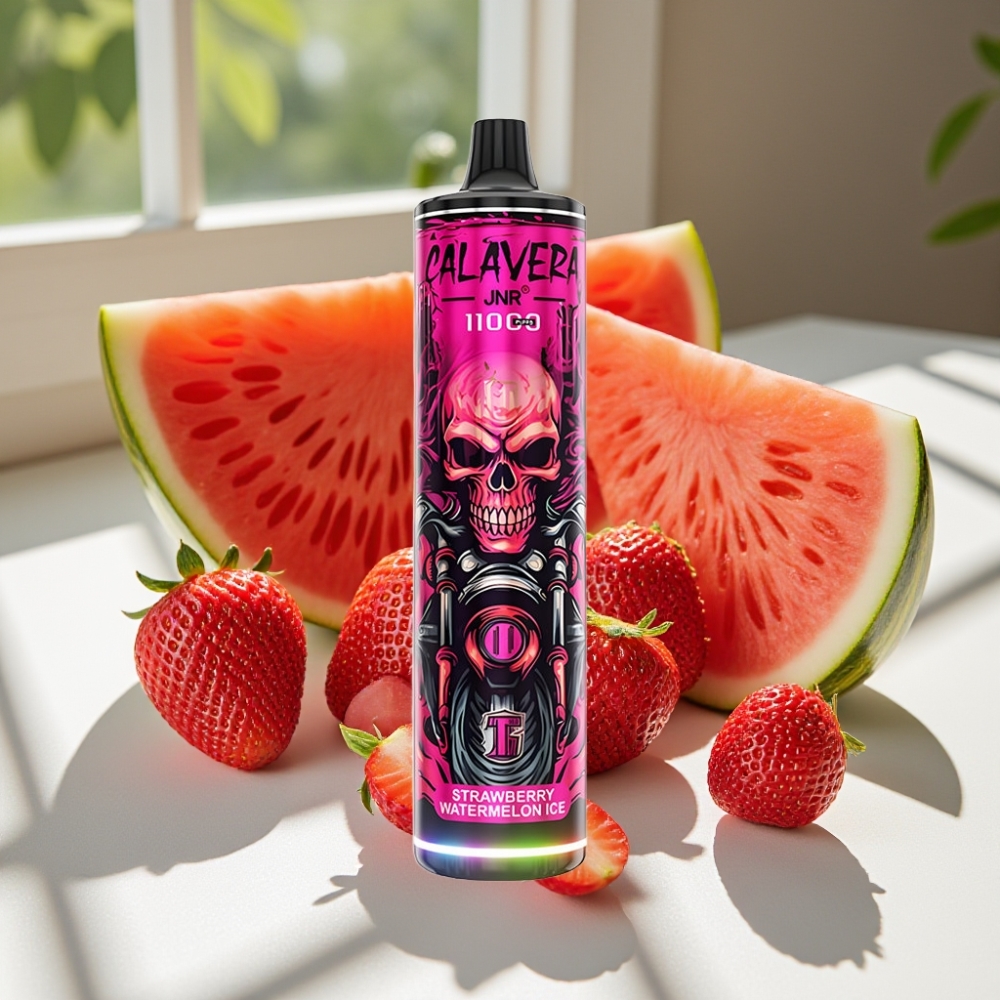 JNR Calavera 11000 Puffs Type-C 850mAh Strawberry Watermelon Ice Disposable Vape
