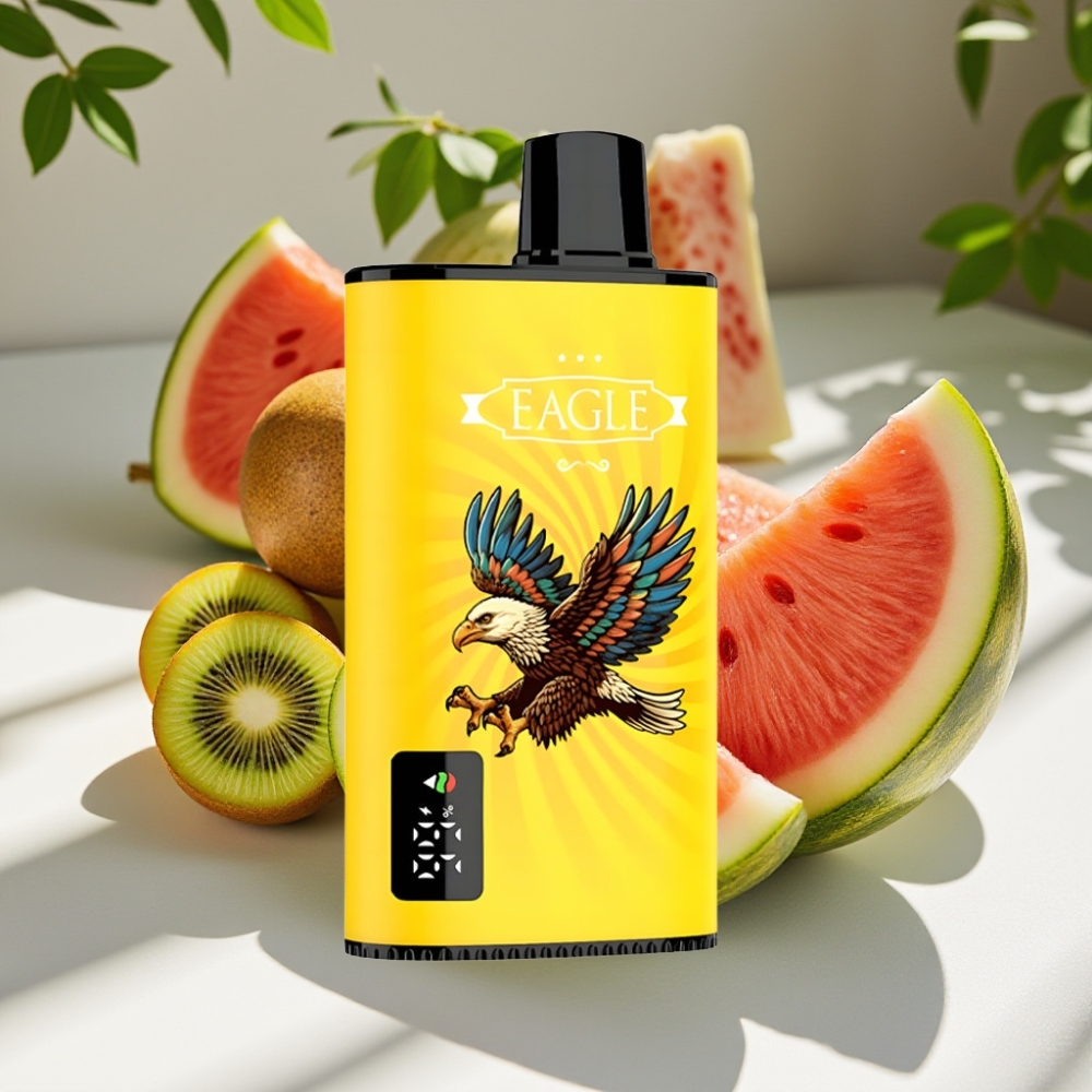 JNR EAGLE Smart 23000 Puffs Digital Mesh Disposable Vape Kiwi Watermelon Ice