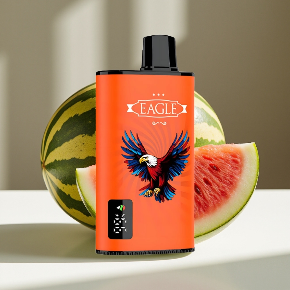 JNR EAGLE Smart 23000 Puffs Disposable Vape with Digital Screen & Adjustable Airflow - Watermelon Bubblegum