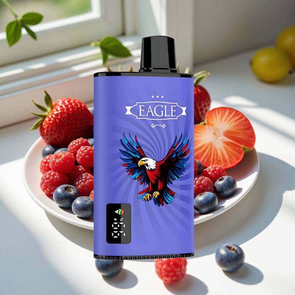 JNR EAGLE Smart 25ml 23000 Puffs Mesh Disposable Vape Blue Razz Cherry