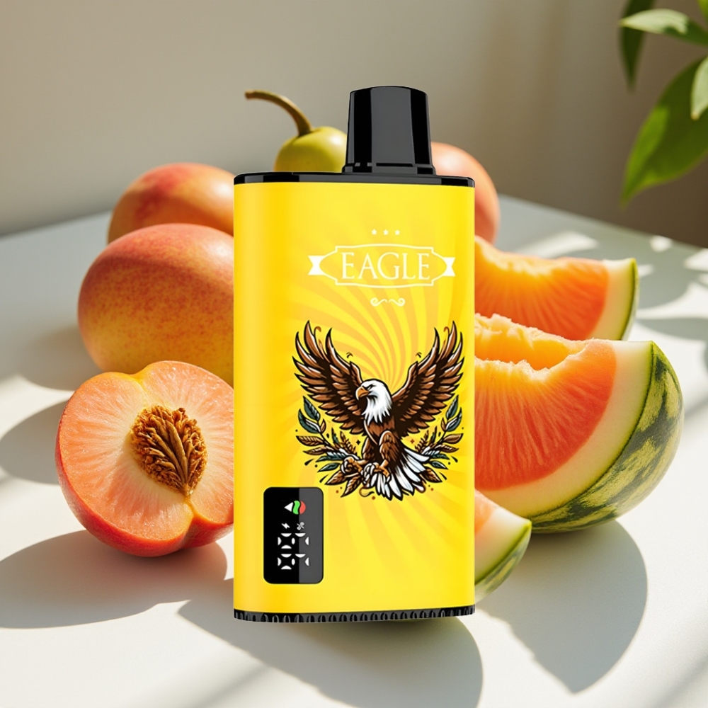 JNR EAGLE Smart 750mAh 25ml 23000 Puffs Disposable Vape Peach Mango Watermelon