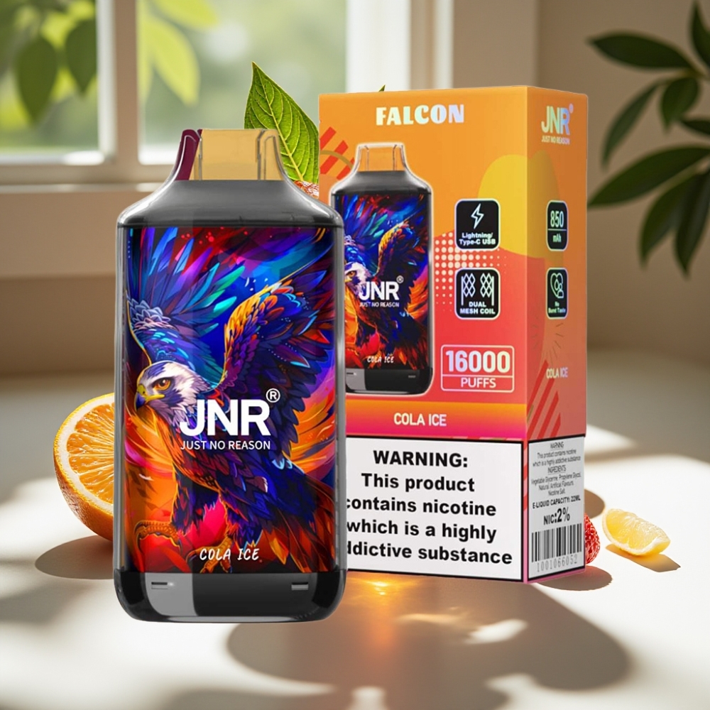 JNR Falcon 16000 Puffs Dual Mesh 22ml Disposable Vape Cola Ice