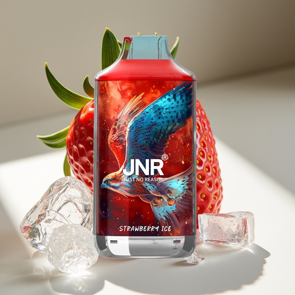 JNR Falcon 16000 Puffs Dual Mesh 22ml Strawberry Ice Disposable Vape