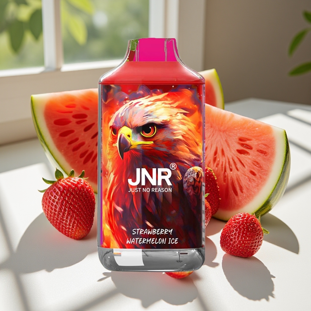 JNR Falcon 16000 Puffs Strawberry Watermelon Ice Dual Mesh 22mL Disposable Vape