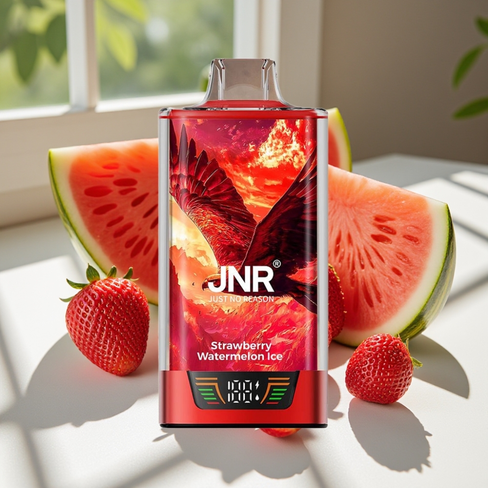 JNR Falcon Pro 28000 Disposable Vape - 30ml, 950mAh, Dual Mesh, Strawberry Watermelon Ice