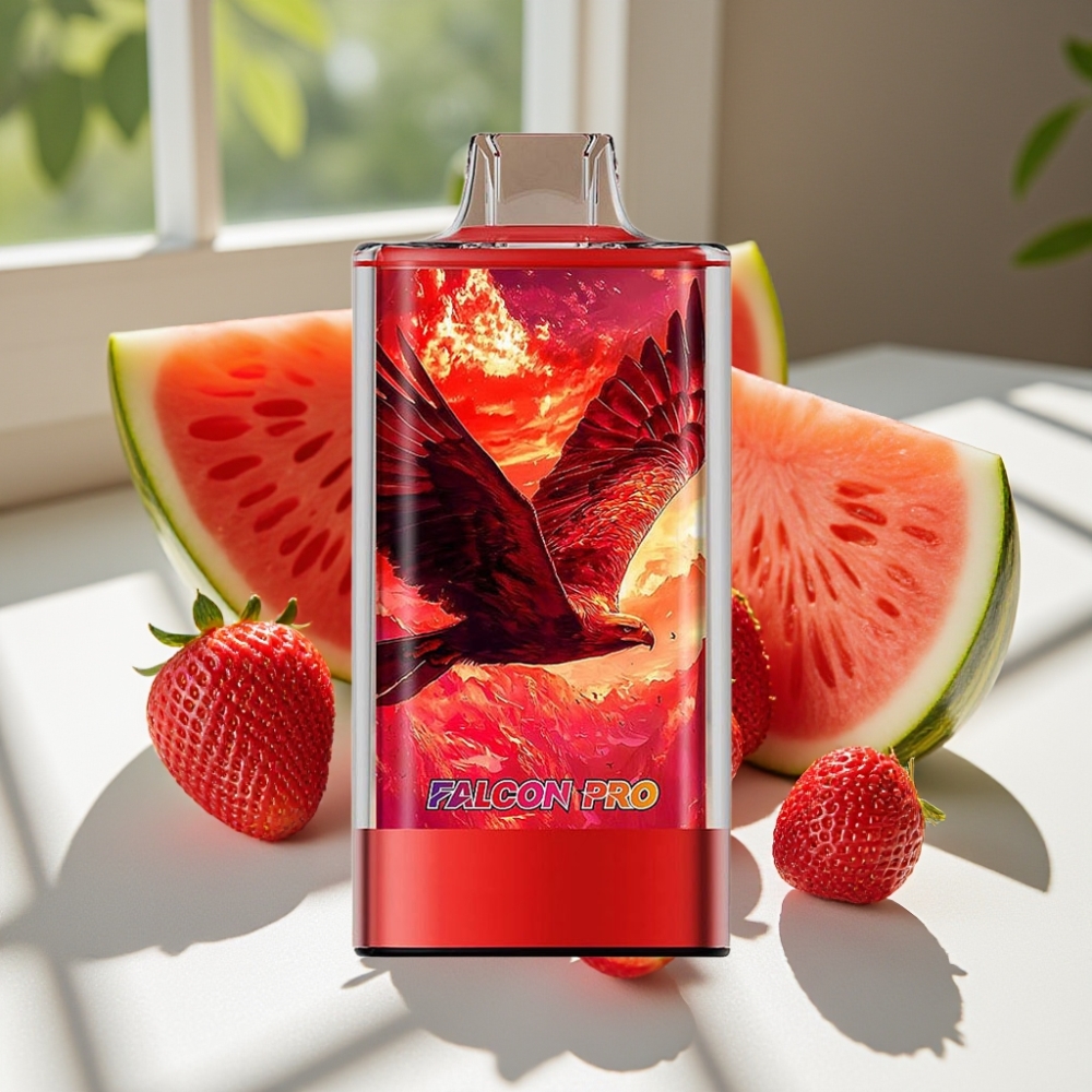 JNR Falcon Pro 28000 Disposable Vape - 30ml, 950mAh, Dual Mesh, Strawberry Watermelon Ice
