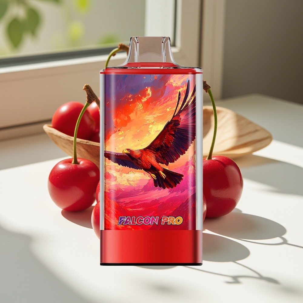 JNR Falcon Pro 28000 Disposable Vape with 30ml Pre-Filled & Dual Mesh Coil - Cherry Cola